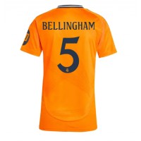 Camiseta Real Madrid Jude Bellingham #5 Visitante Equipación para mujer 2024-25 manga corta